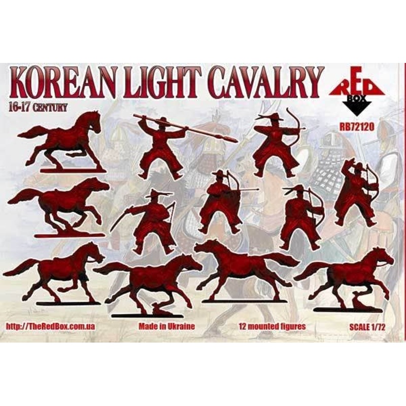 1/72 Korean Light Cavalry, 16-17th Century