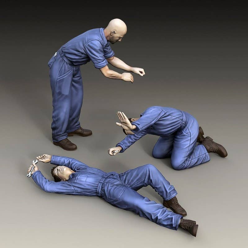 1/72 Mechanics - 3 figures