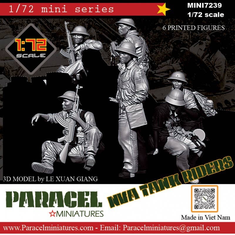 1/72 NVA Tank RIDERS