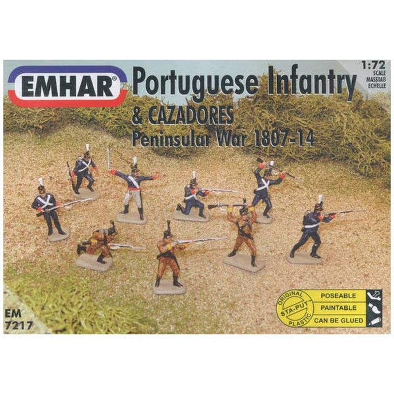 1/72 Portuguese Infantry & Cazadores Peninsular War 1807-14