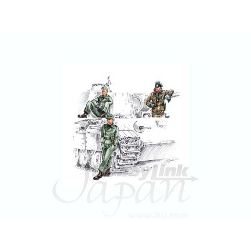 1/72 Waffen SS Tankers WWII (3 figures)
