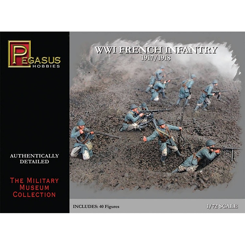 1/72 World War I French Army Infantry