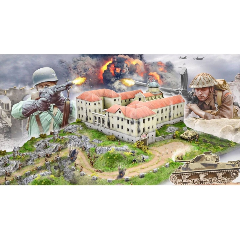 1/72 WW.II Battle of Monte Cassino Gustavline Defense Battle 1944