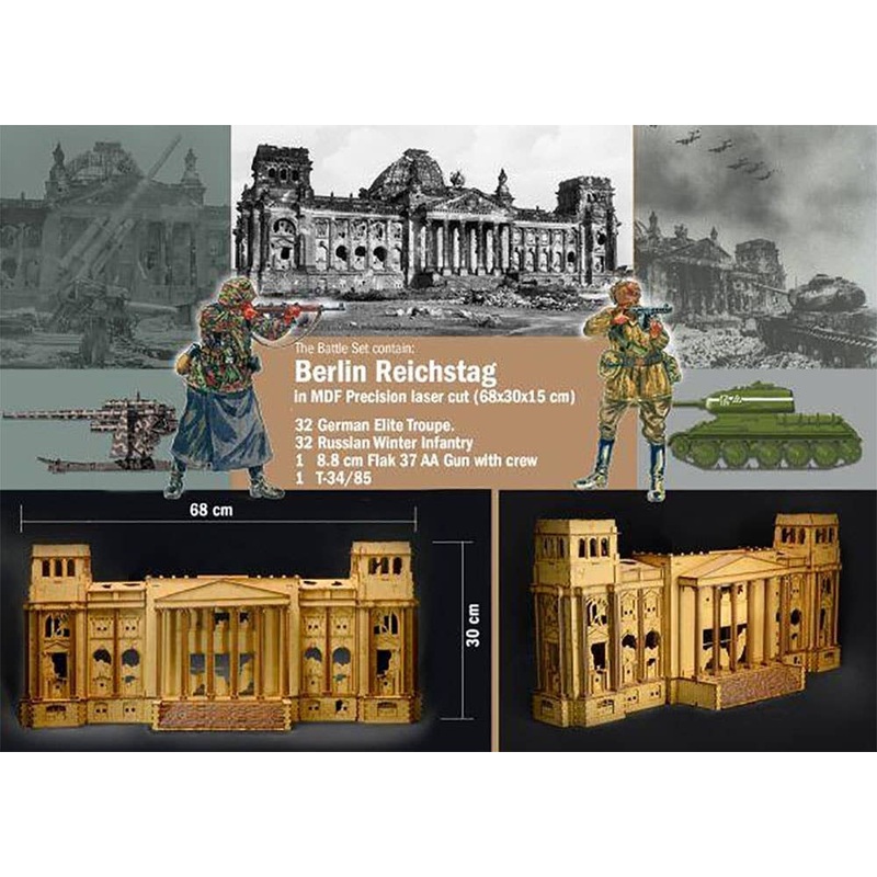 1/72 WW.II Berlin Reichstag 1945