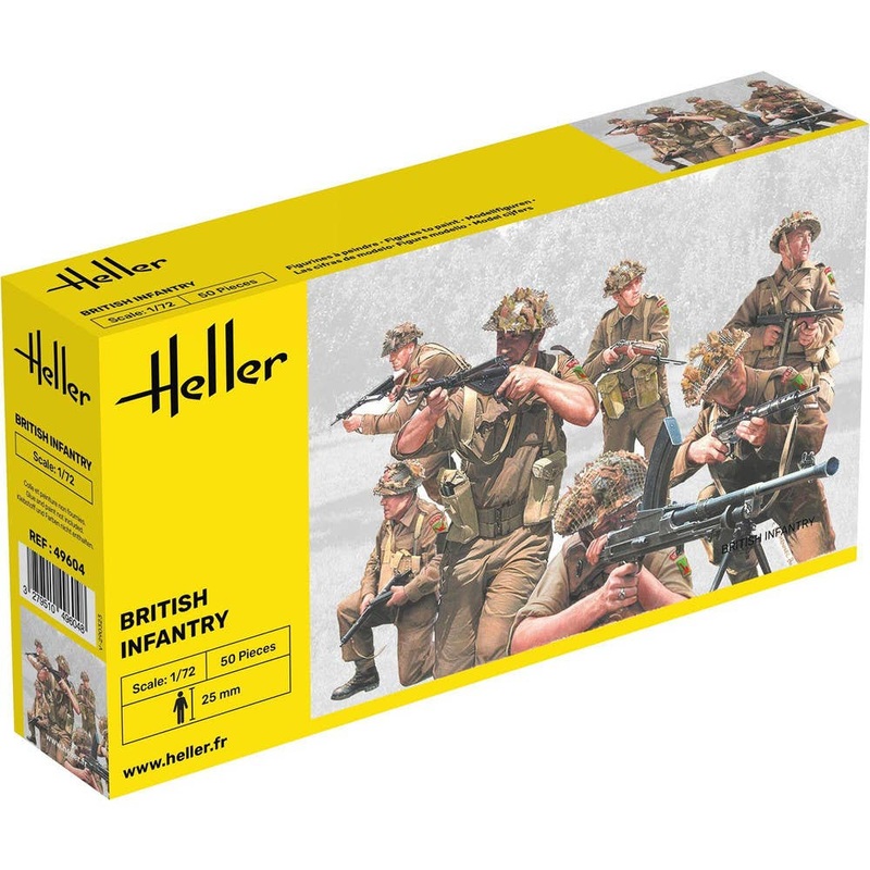 1/72 WW.II British Infantry (50pcs)