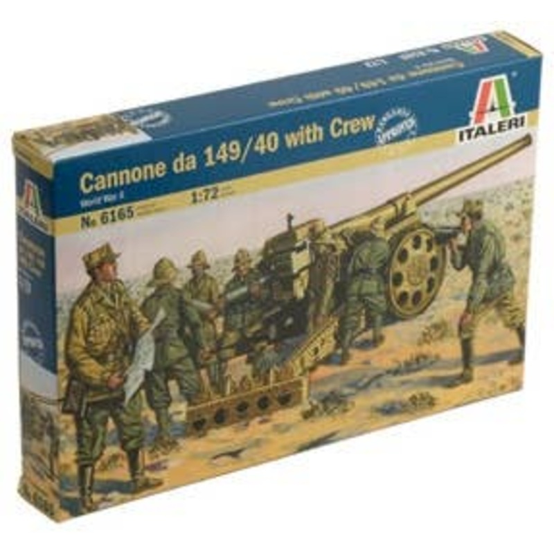 1/72 WW.II Cannone da 149/40 w/Crew