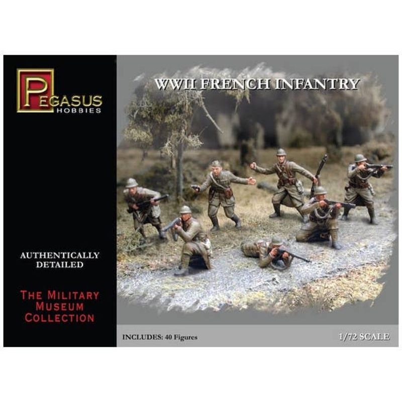 1/72 WW.II France Army Infantry Set