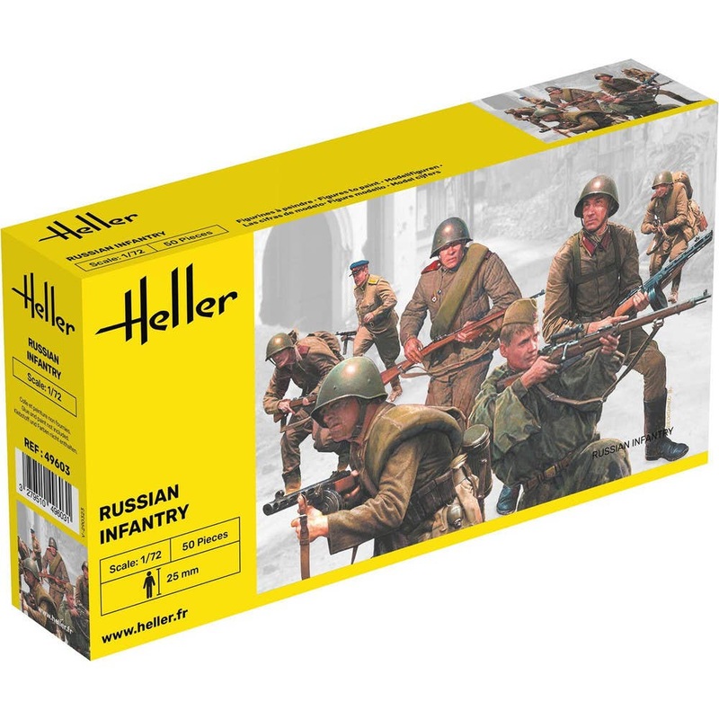 1/72 WW.II Russian Infantry (50pcs)