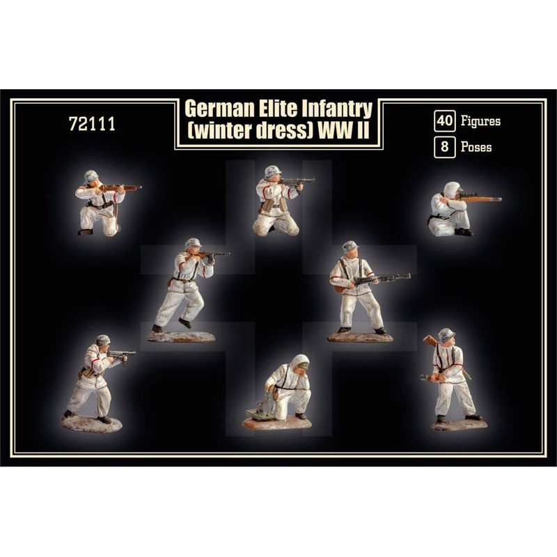 1/72 WWII German Elite Infantry, Winter Dress