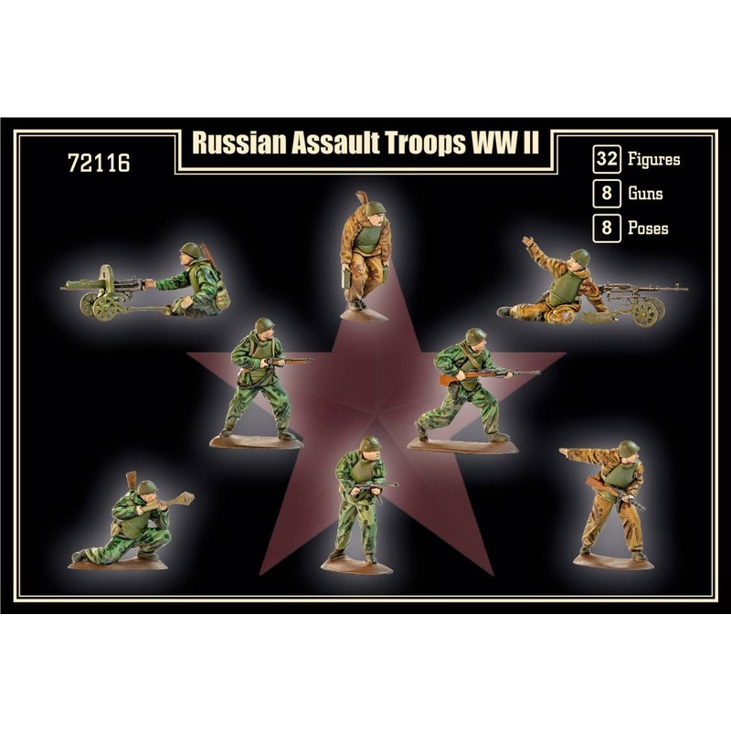 1/72 WWII Russian Assault Troops