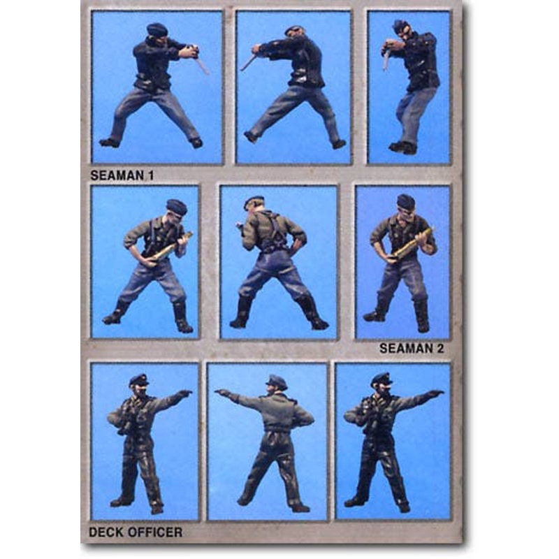 1/72 WWII U-Boat Deck Gun Crew