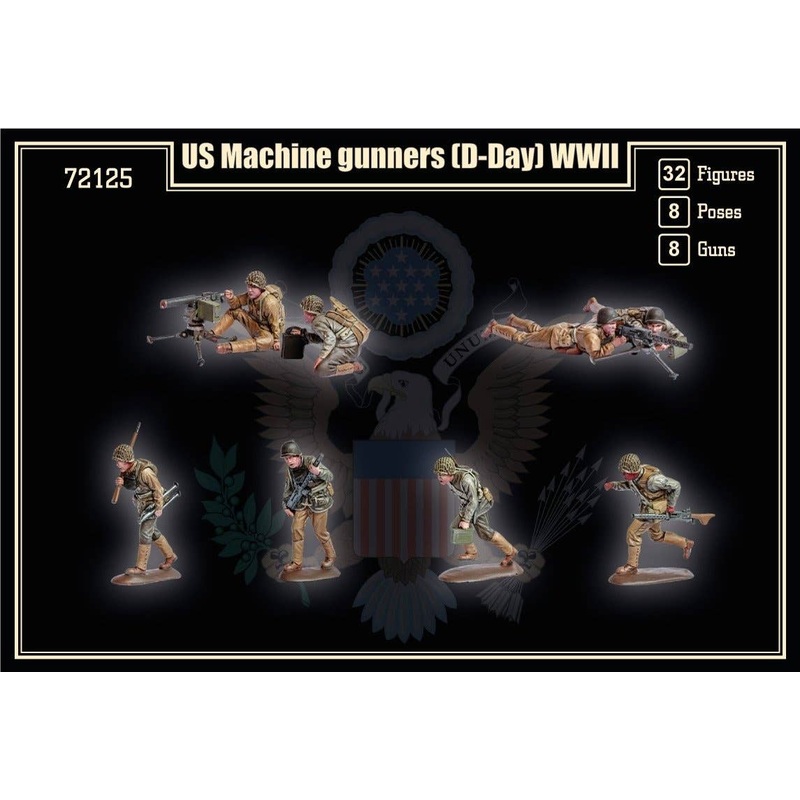 1/72 WWII U.S. Machine Gunners (D-Day)