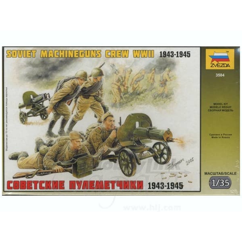 1/35 Soviet Machineguns Crew Set