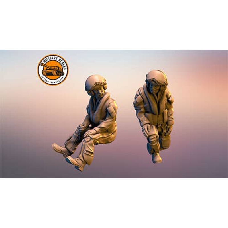 1/48 British Working Pilot Set No.1 2pcs