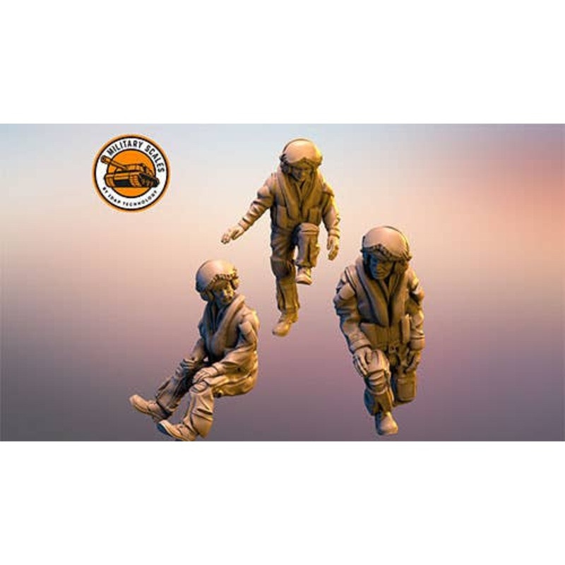 1/48 British Working Pilot Set No.3 3pcs
