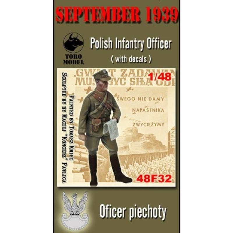 1/48 Polish Infantry Officer, September 1939 (with Decals)
