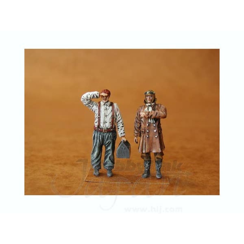 1/48 RFC Pilot + Mechanic WW I