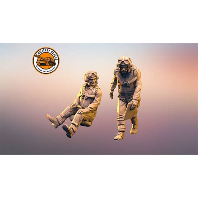 1/48 US WW2 Navy Pilot Set No.1 2pcs