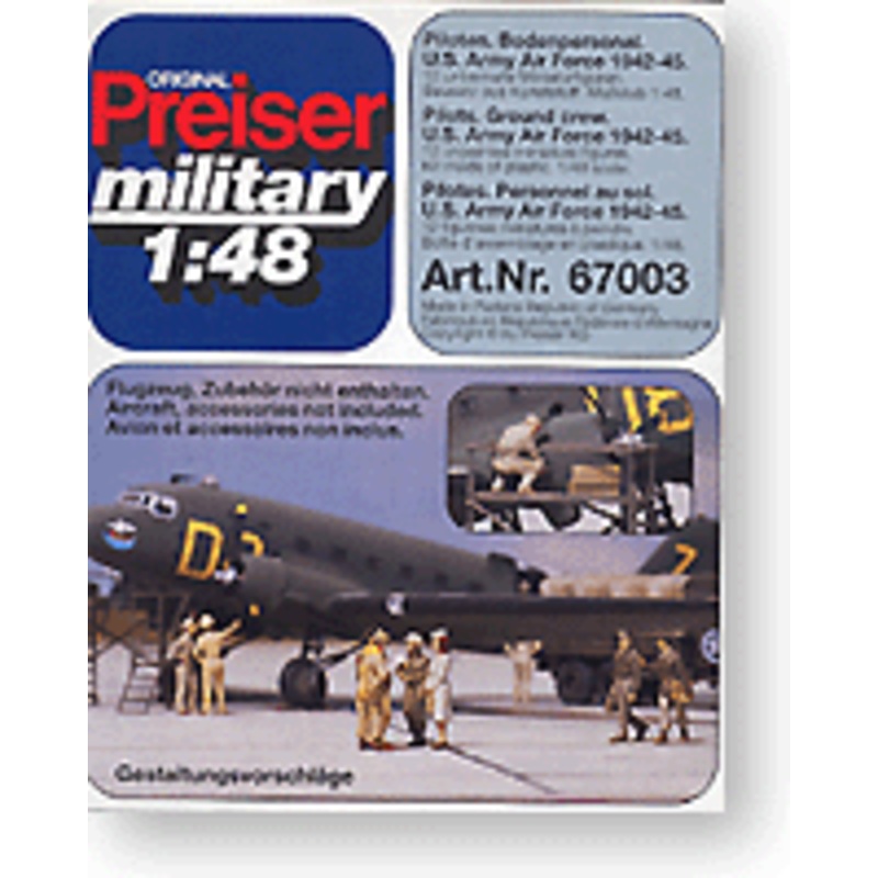 1/48 USAF Pilot & Ground Crew