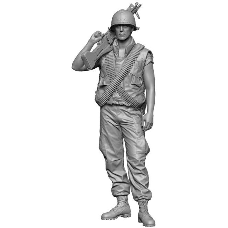 1/48 Vietnamwar US M60 Gunner