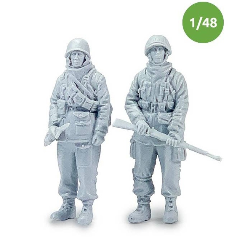 1/48 WW.II US Army Infantry Winter Equipment GI (2 pieces)