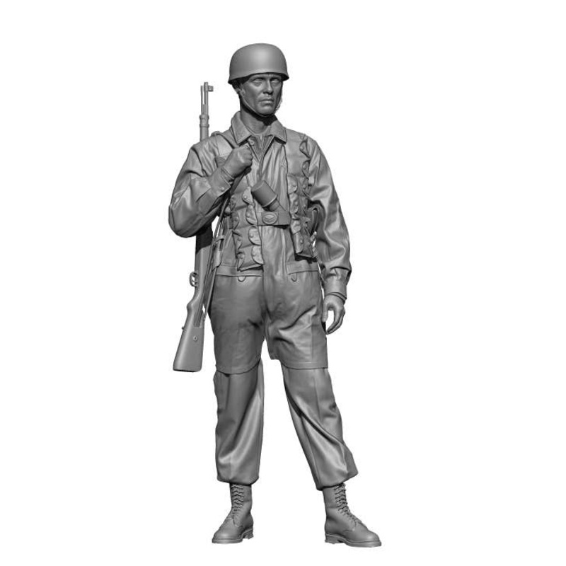 1/48 WWII German Fallschirmjager #5 Rifleman Resting
