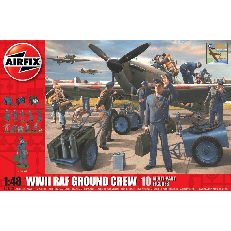 1/48 WWII RAF Ground Crew (10 Figures)