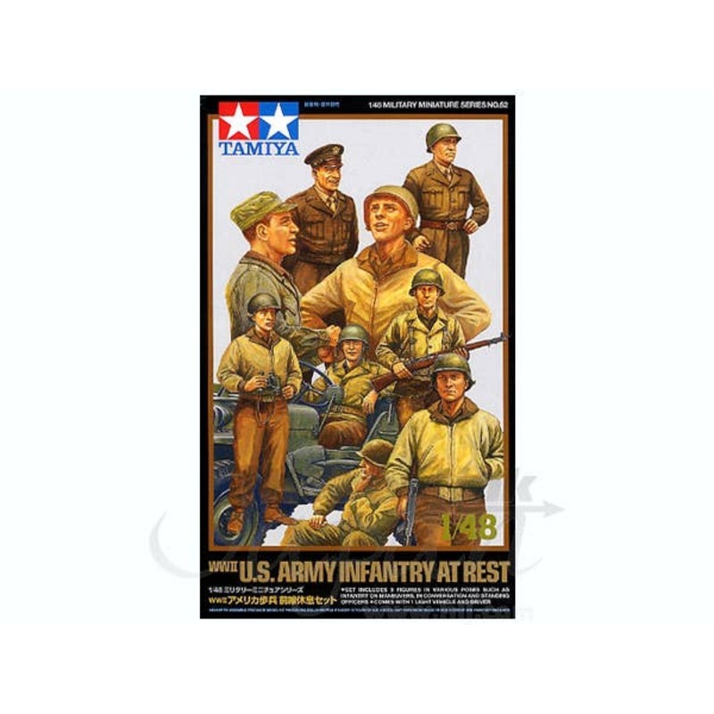 1/48 WWII U.S. Army Infantry At Rest
