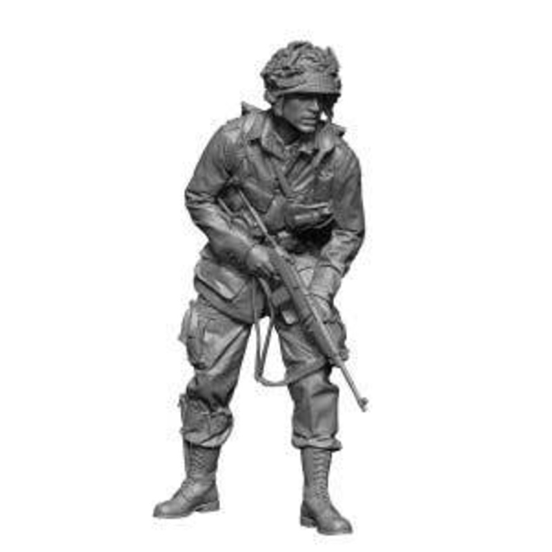 1/48 WWII United States Airborne Division Battle of Carentan Rifleman #4