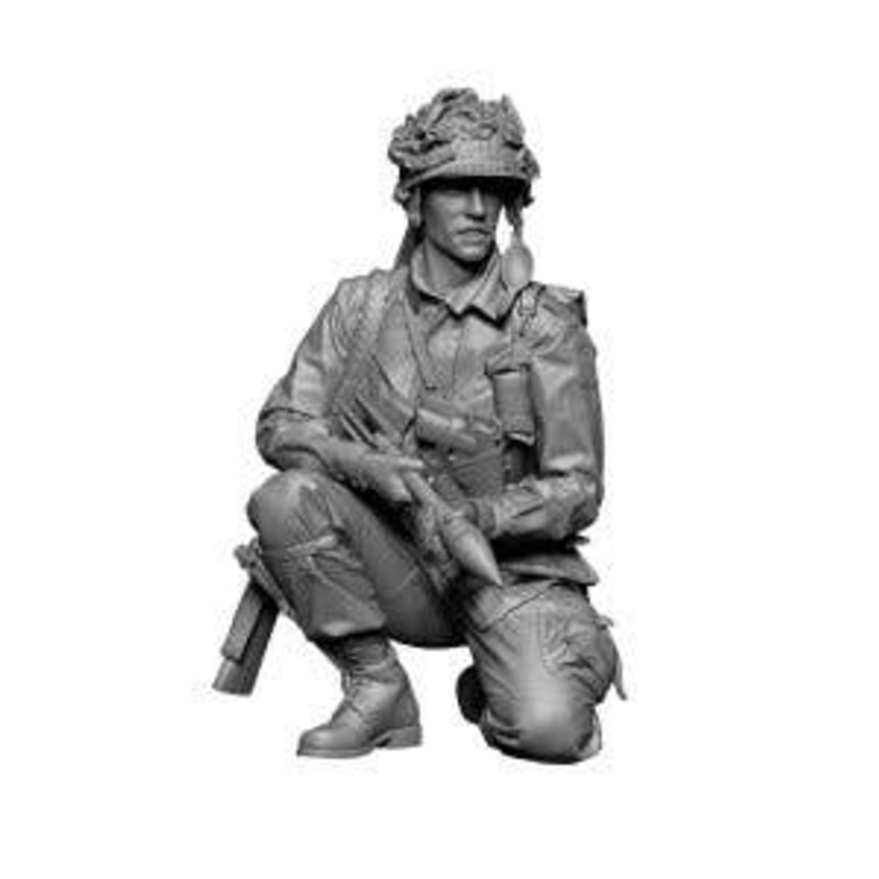 1/48 WWII United States Airborne Division Bazooka Leader