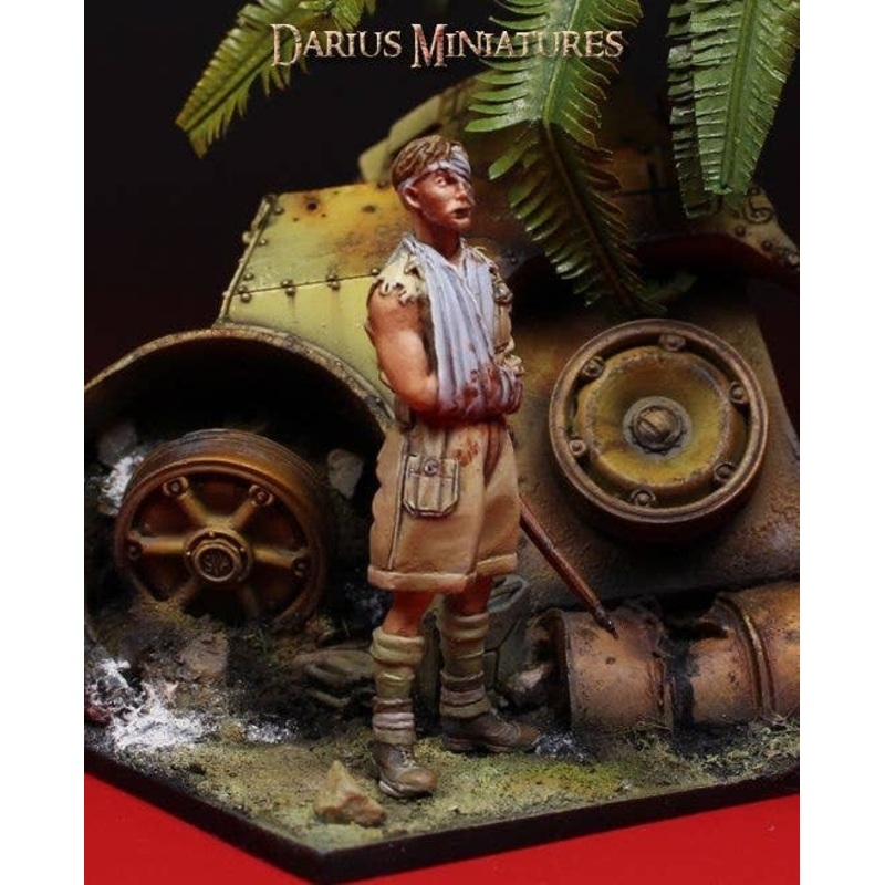 1/35 British 8th Army, Wounded