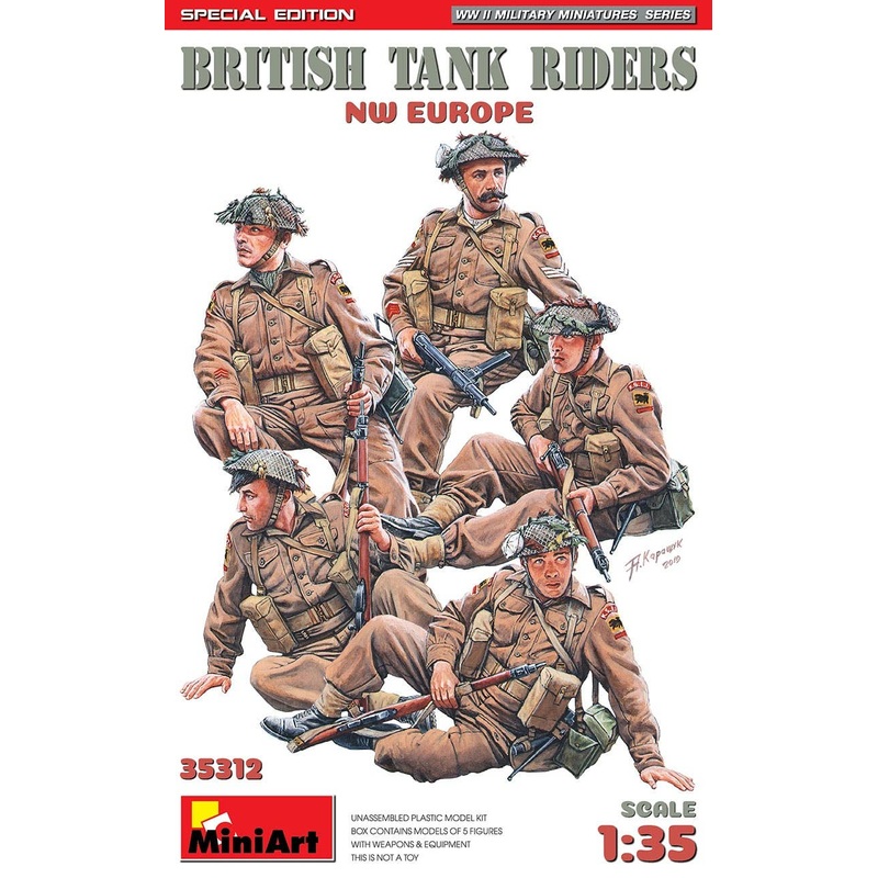 1/35 British Tank Crew Crew Set 5 Body (NW Europe) Special Edition