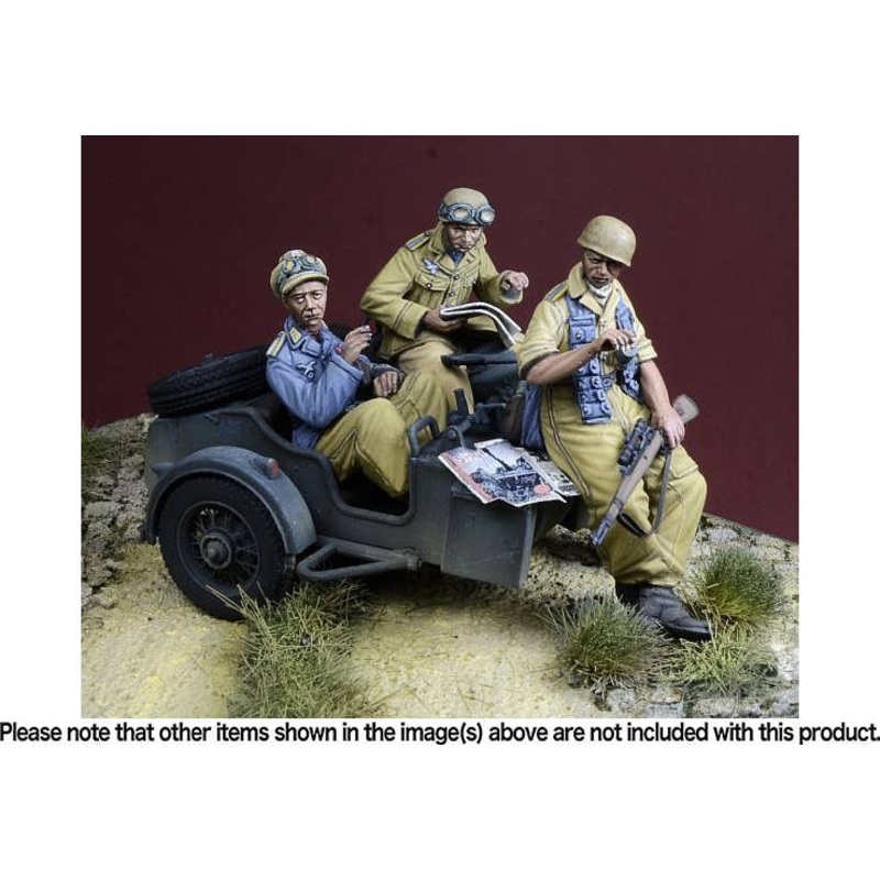 1/35 Fallschirmjager BMW R75 Crew, Italy 1943-44 / Nord Africa 1942-43