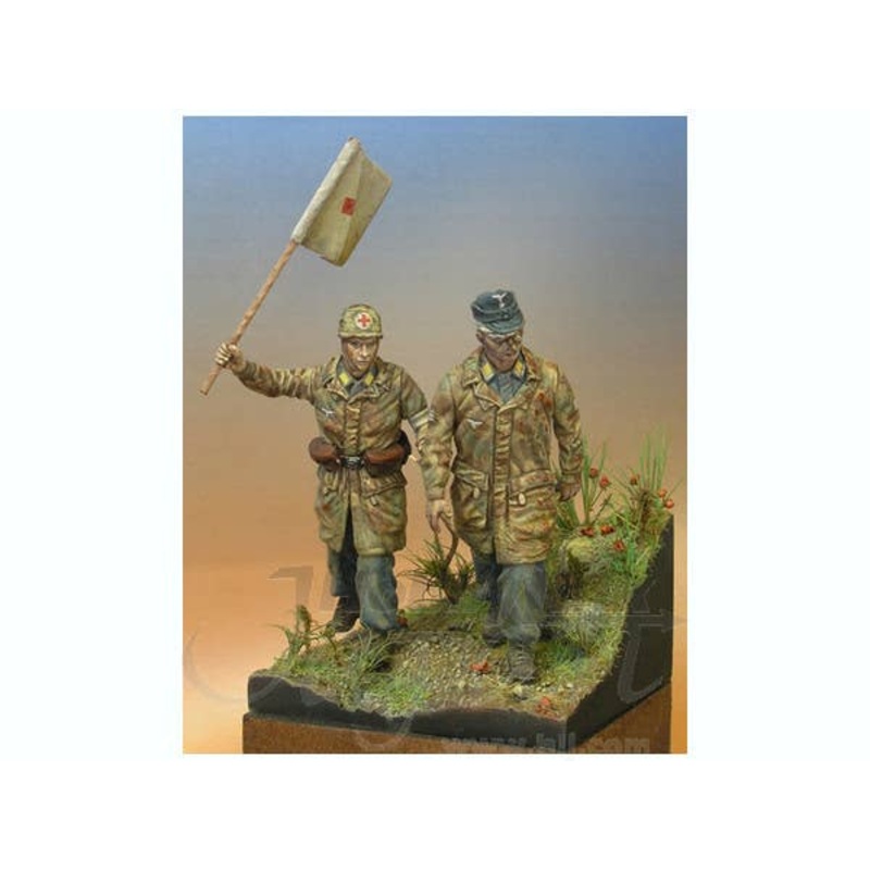 1/35 Monte Casino 1944 Fallschirmjaeger Figures w/Decals