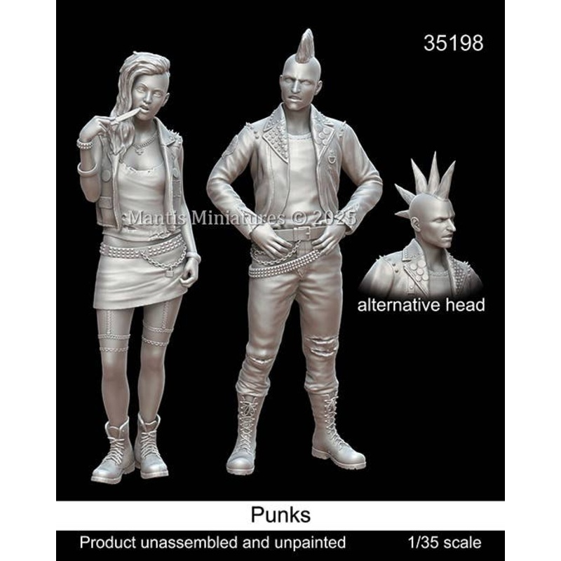 1/35 Punk Boy And Girl Set (2pieces)