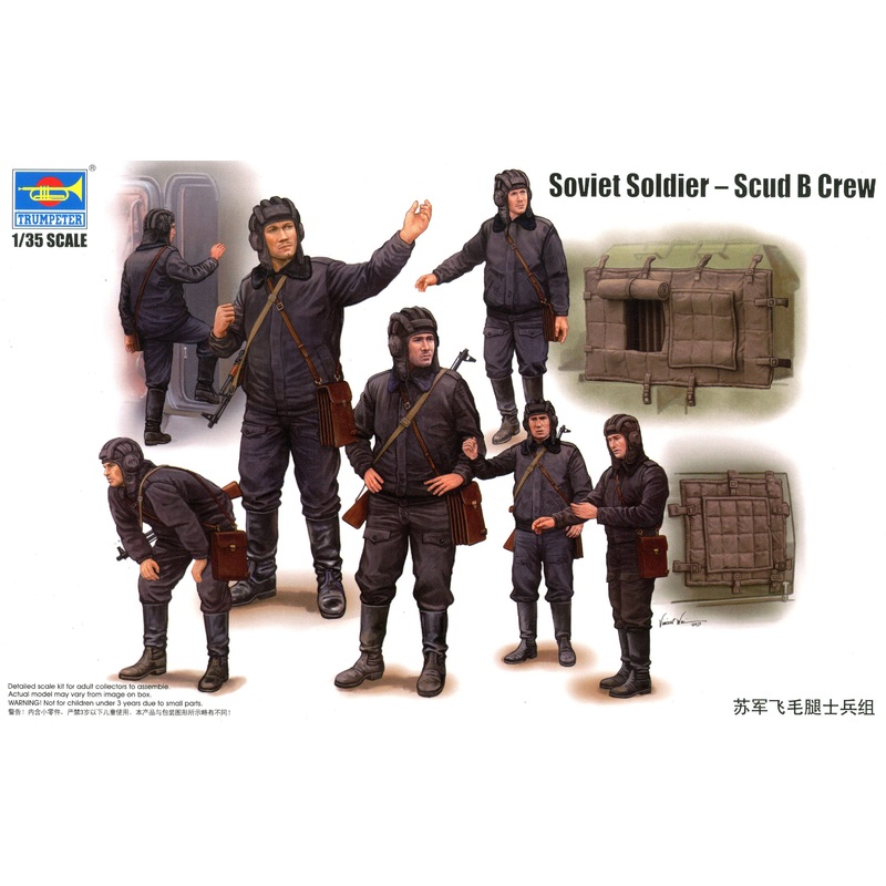 1/35 Soviet Soldier Scud B Crew 00434