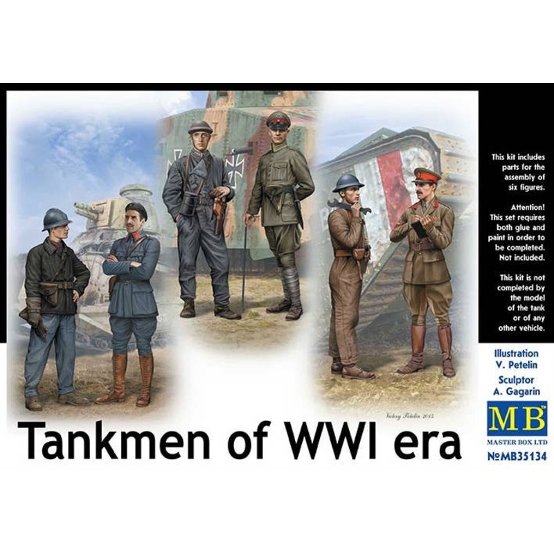 1/35 Tankmen of WWI era