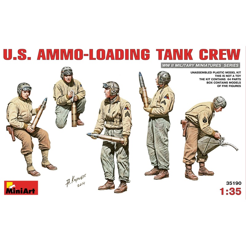 1/35 U.S. Ammo-Loading Tank Crew