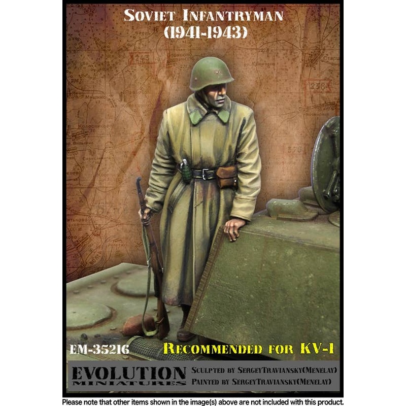 1/35 WW.II Soviet Red Army Infantry Aboard Fighting Vehicle 1941-1943