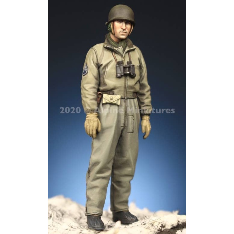 1/35 WW.II Tank Commander In U.S. Army Muffler # 1