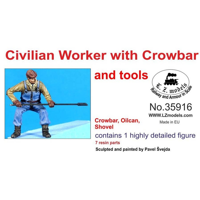 1/35 Civilian Worker with Crowbar