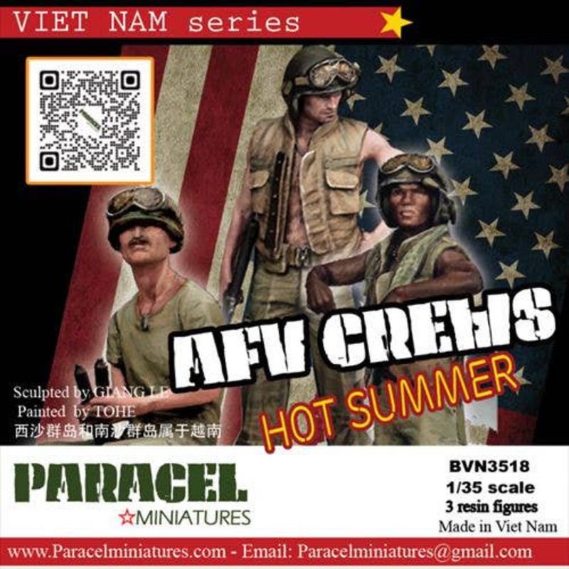 1/35 Current Use USA Midsummer Combat Vehicle Crew Set (3pcs)