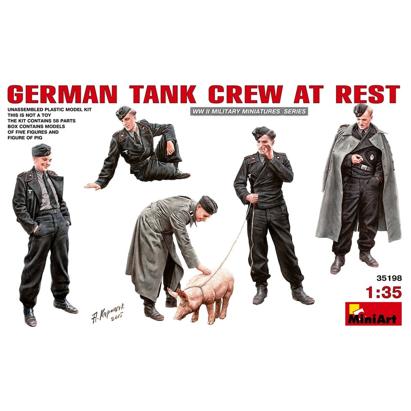 1/35 German Tank Crew at Rest
