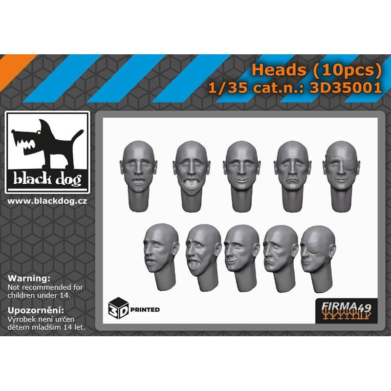 1/35 Heads 10pcs