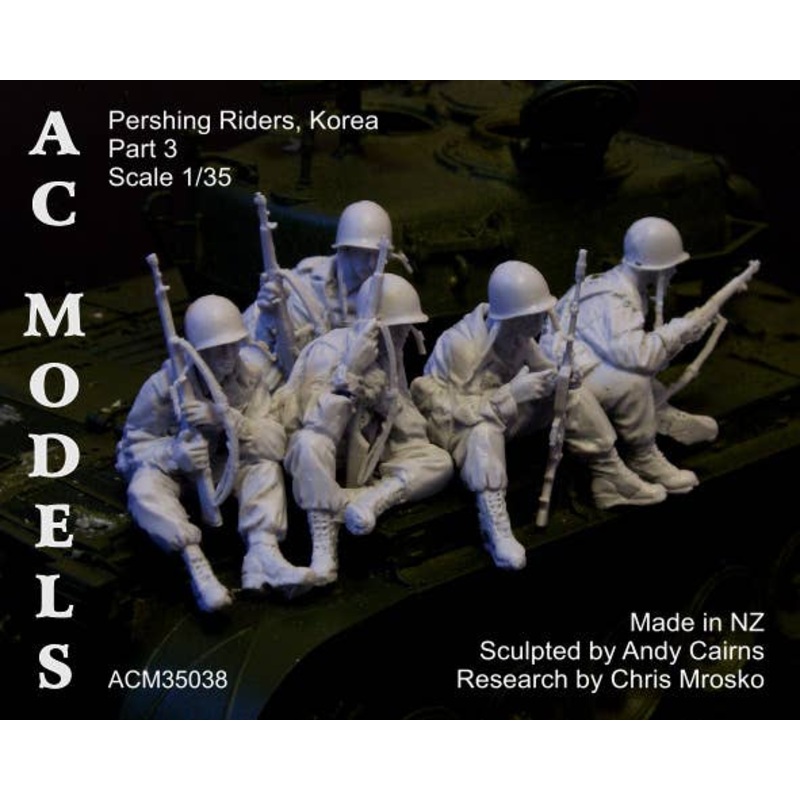 1/35 Korean War US Pershing Riders Part 3 (Set of 5)