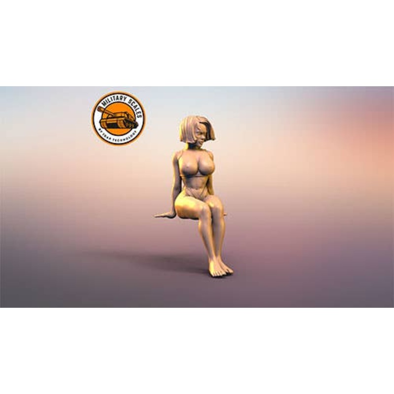 1/35 Military Girl No.14 Swimsuit sitting