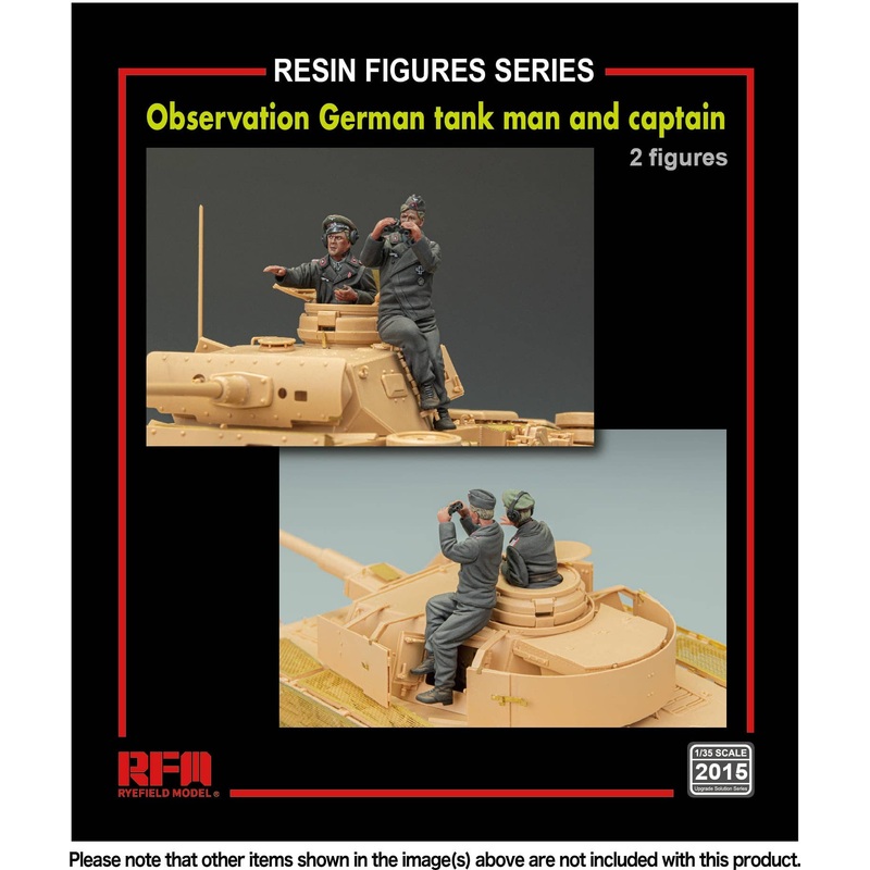 1/35 Observation German Tank Crewman and Captain Resin Figure