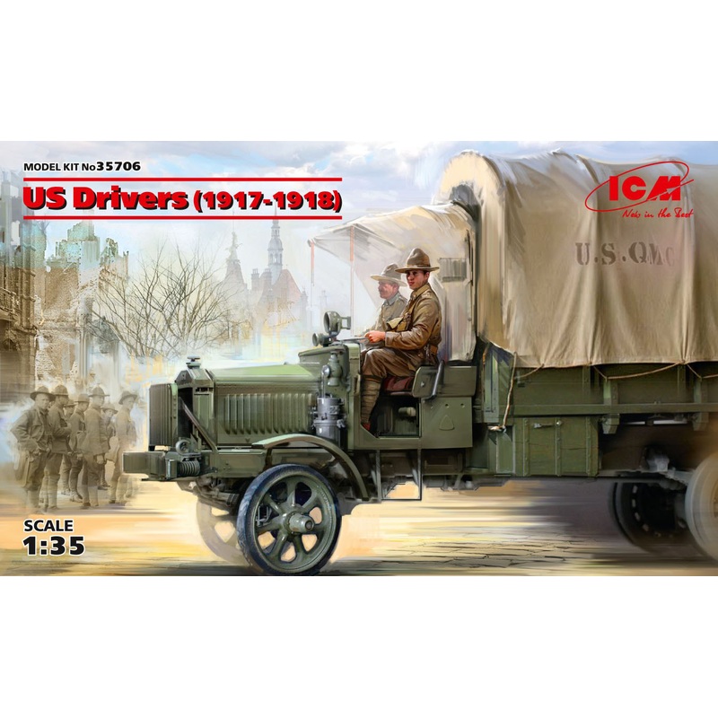 1/35 US Drivers (1917-1918) 2 Figures