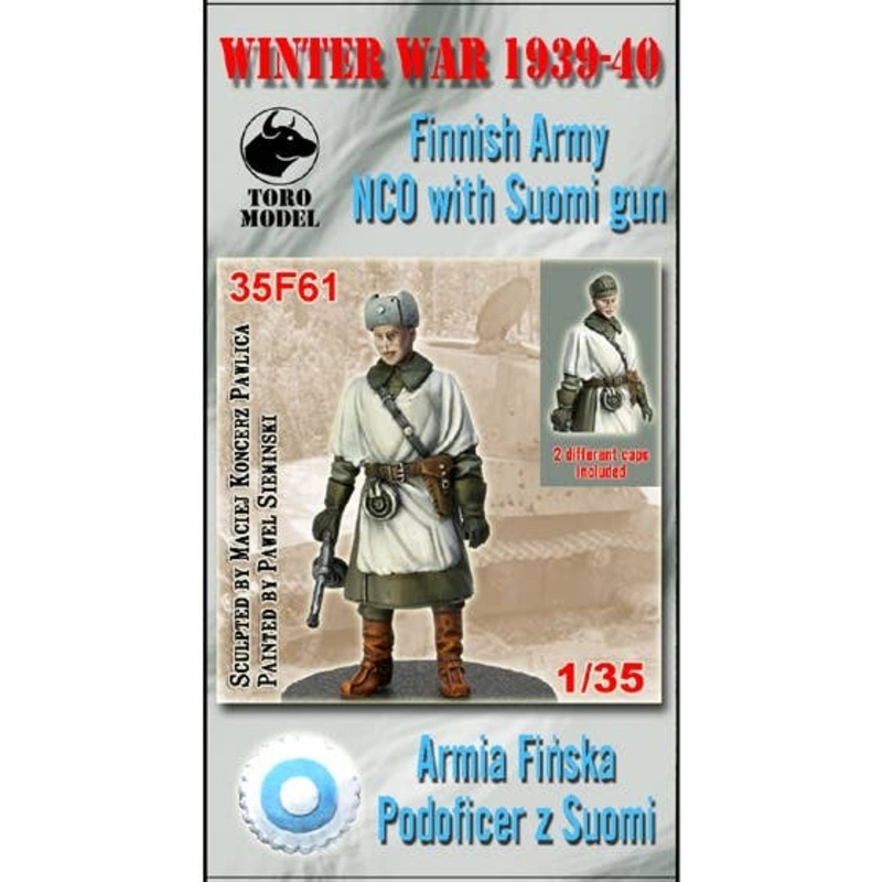 1/35 Winter War 1939-40 Finnish Army NCO with Suomi Gun