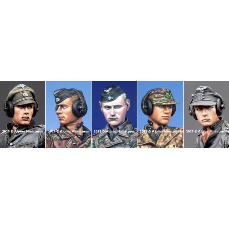 1/35 WSS Panzer Crew Head Set #3
